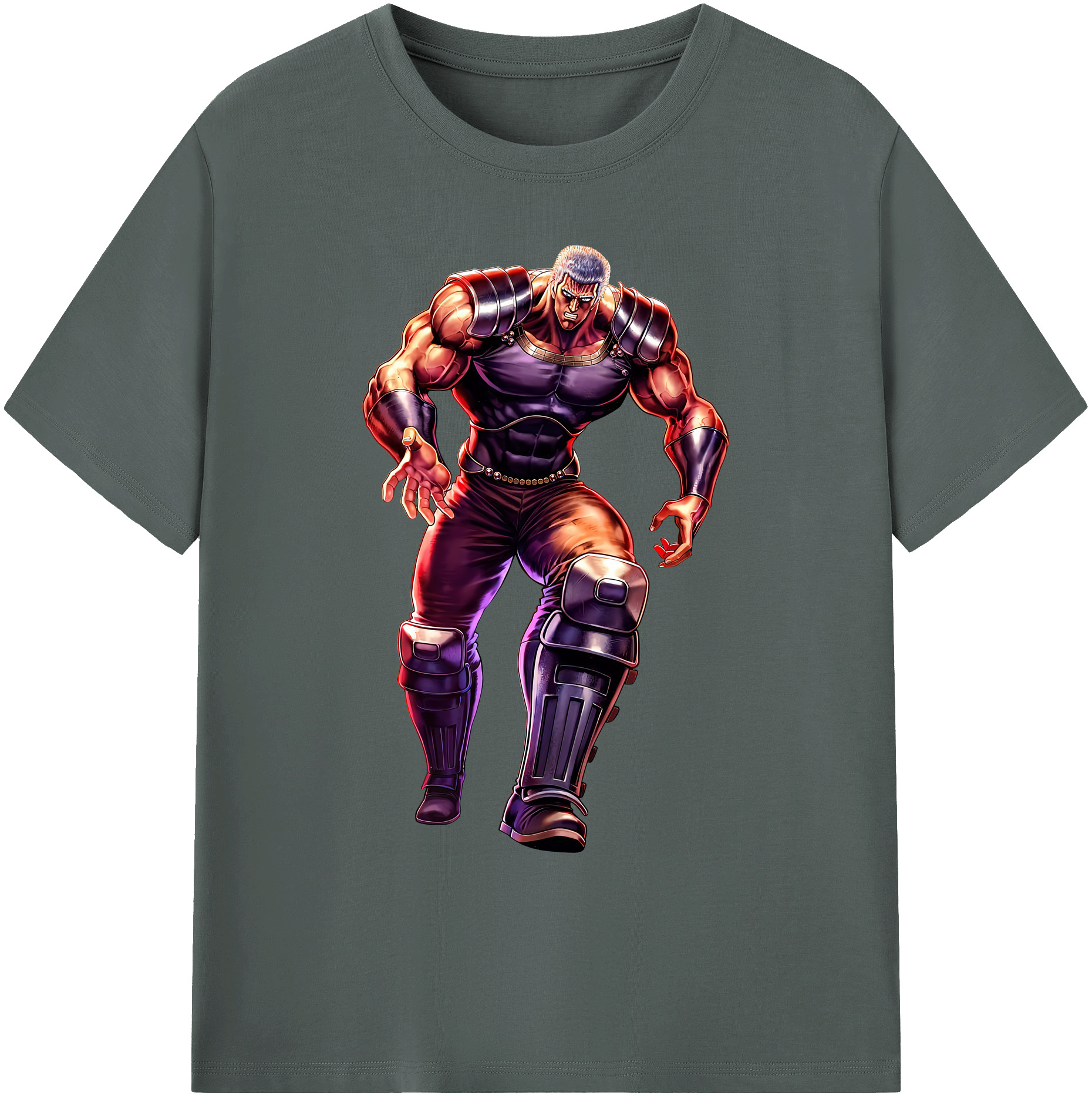 （画像用） 北斗の拳 Fist of the North Star 綿100％ メンズ半袖Tシャツ｜肌触りやわらか＆通気性
